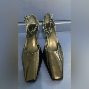 Maripe leather heels with ankle strap - Women’s Size 10